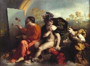 Dosso Dossi Jupiter, Mercury and Virtue Sweden oil painting artist
